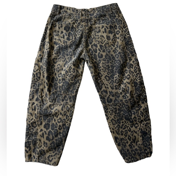 Buckley Leo Leopard print Barrel jeans - Picture 4 of 10